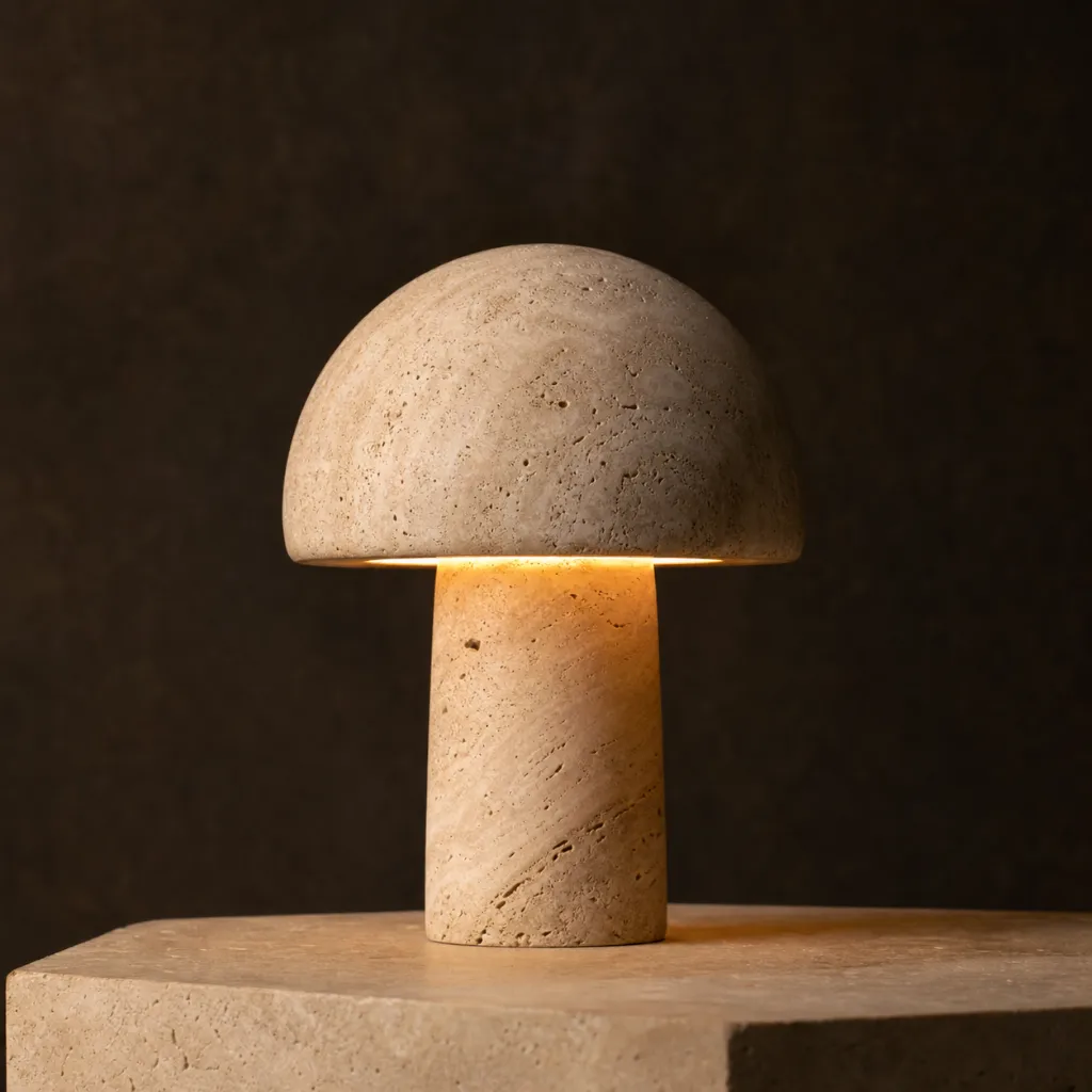Dune Mushroom Lamp — front view