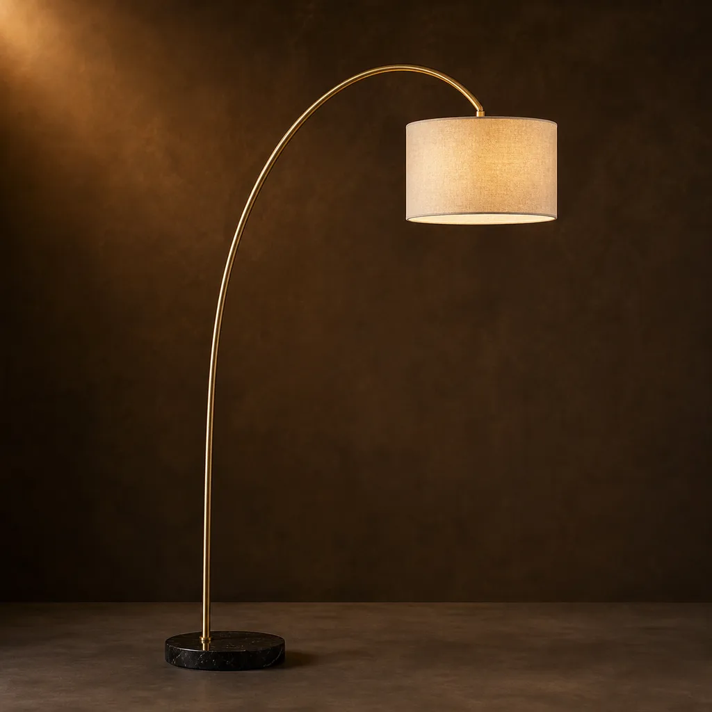 Sentinel Arc Floor Lamp — front view